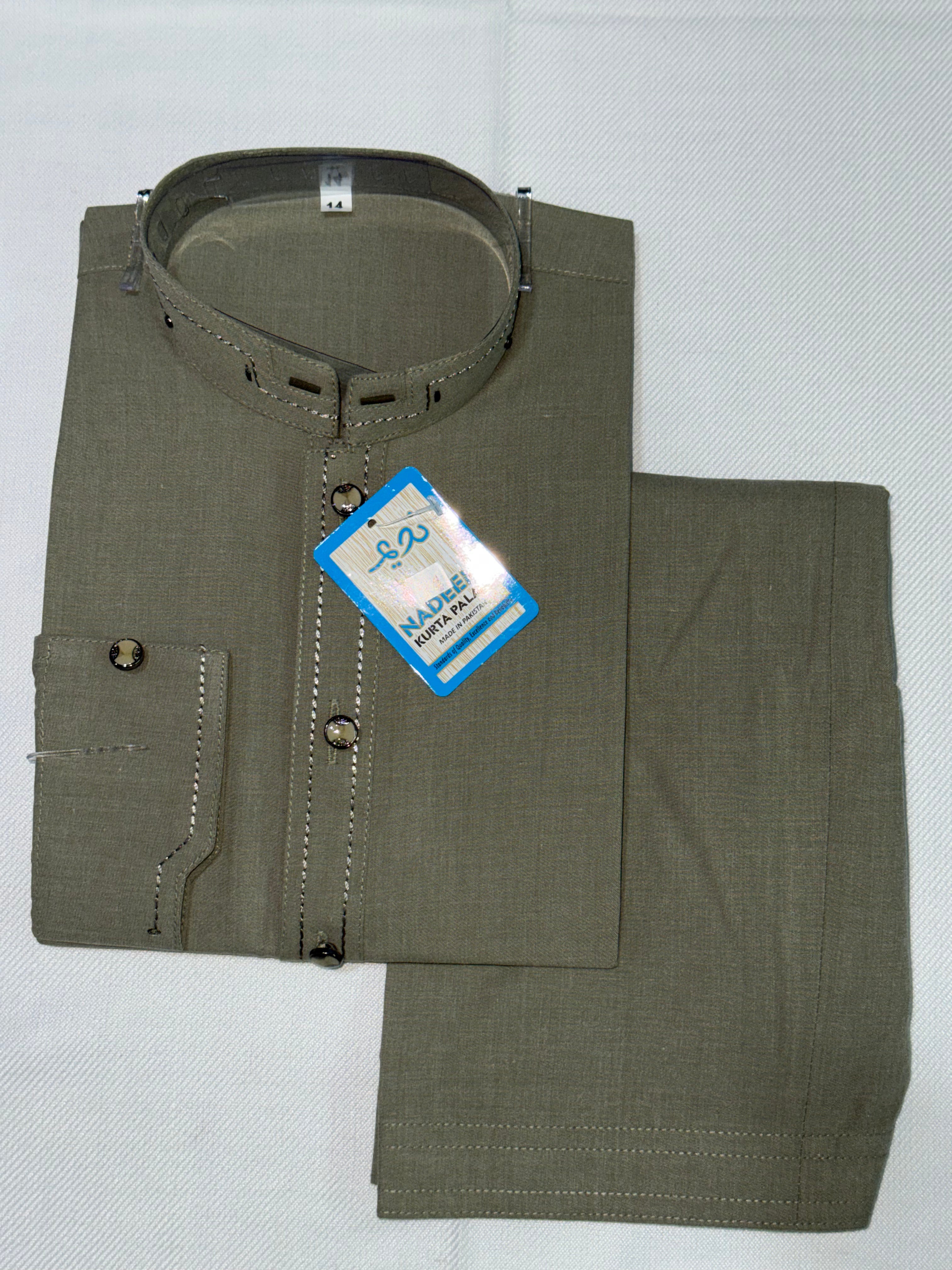 M-1 Kameez Shalwar Pistachio