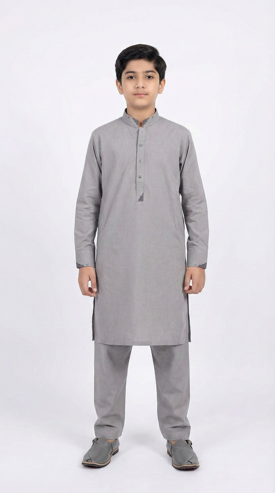 M-2 Kameez Pajama Ash Gray