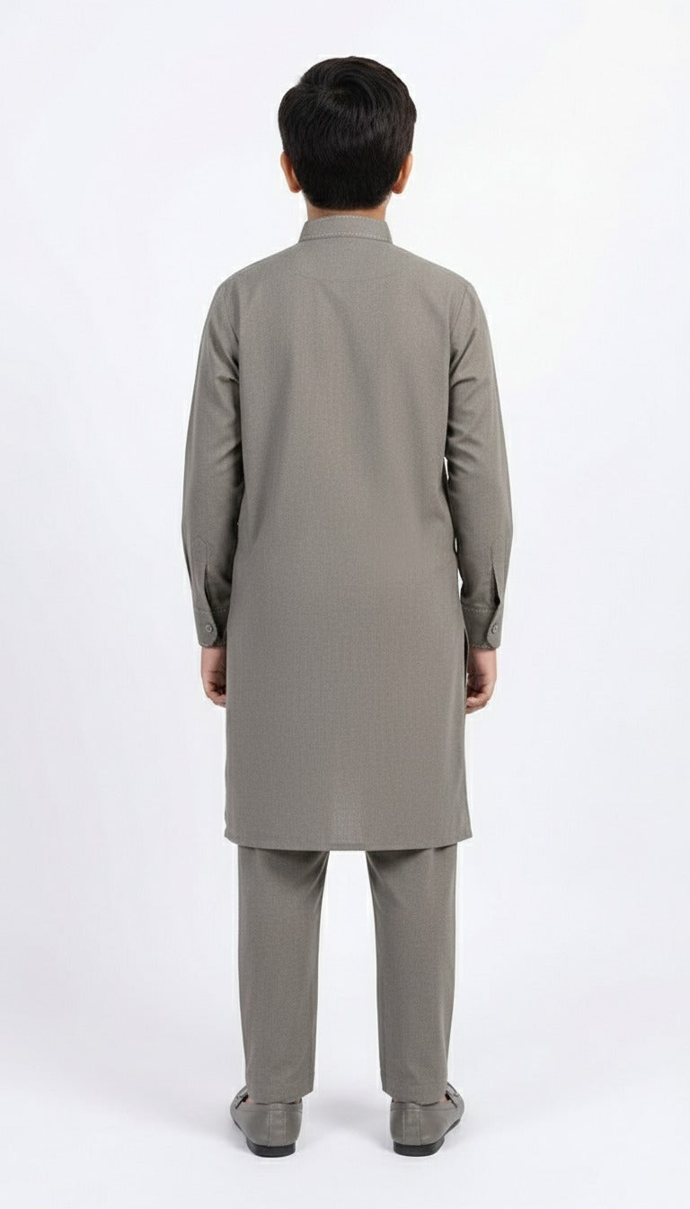 M-2 Kameez Pajama Greenish Gray