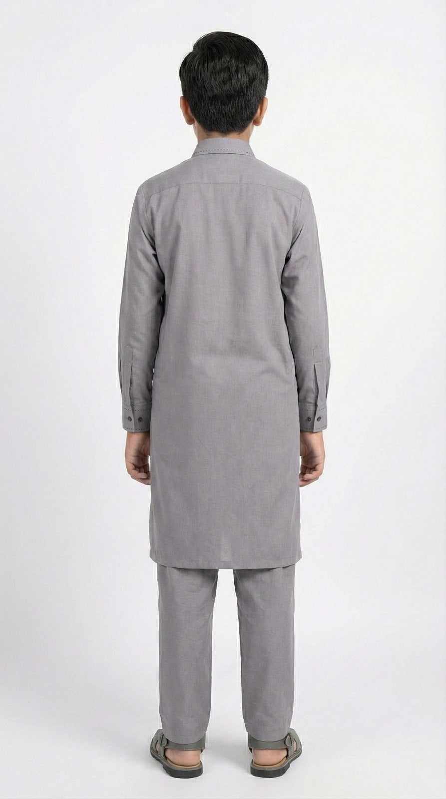 M-3 Kameez Shalwar Gray