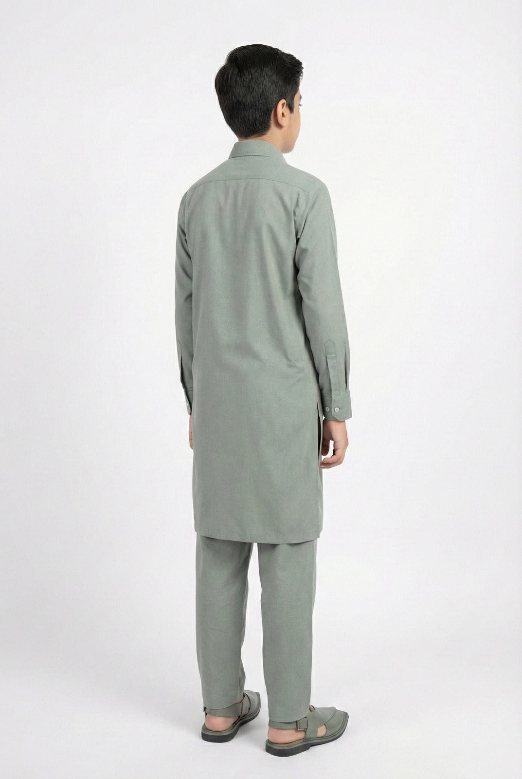 M-3 Kameez Shalwar Light Green
