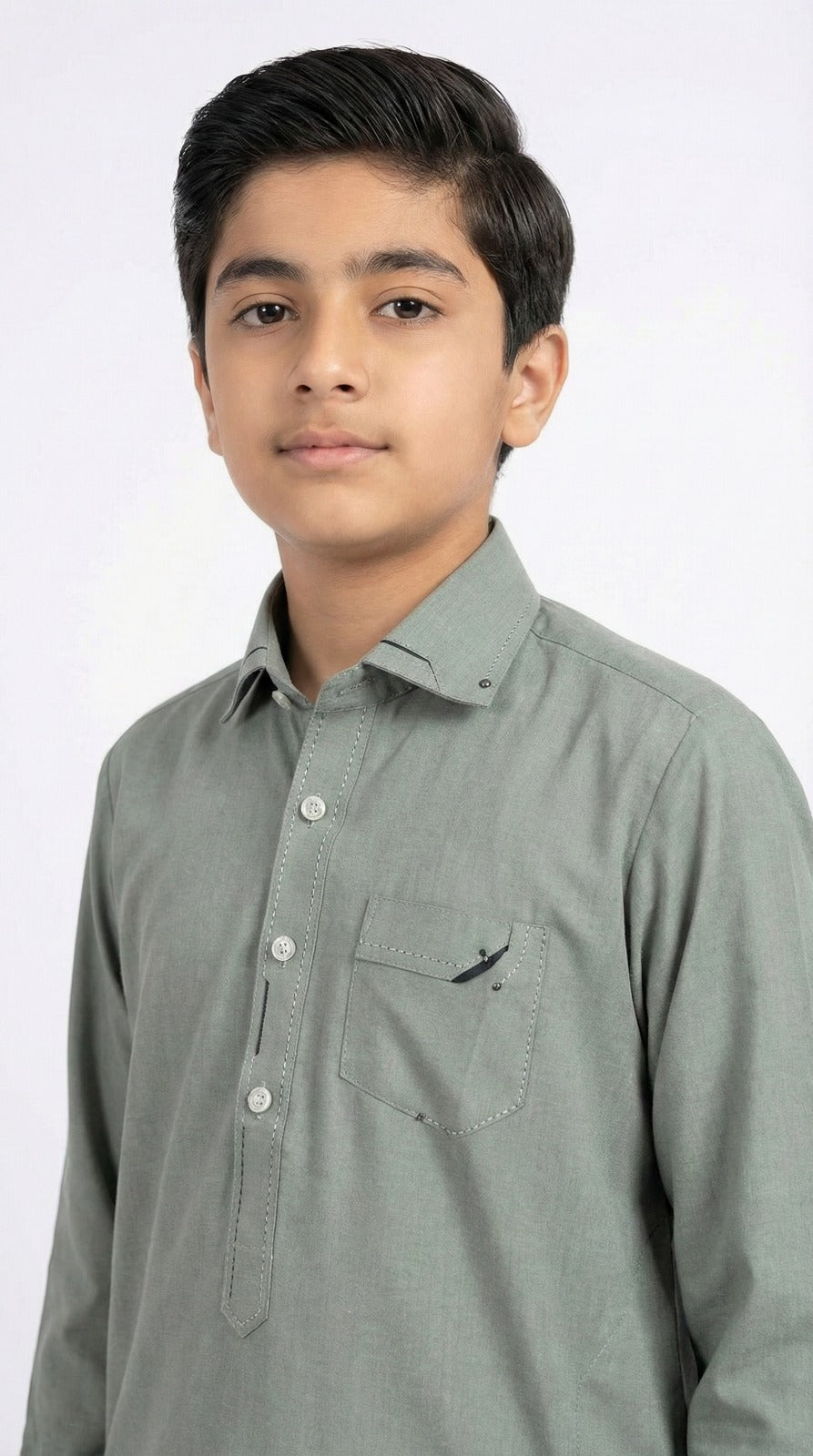 M-3 Kameez Shalwar Light Green