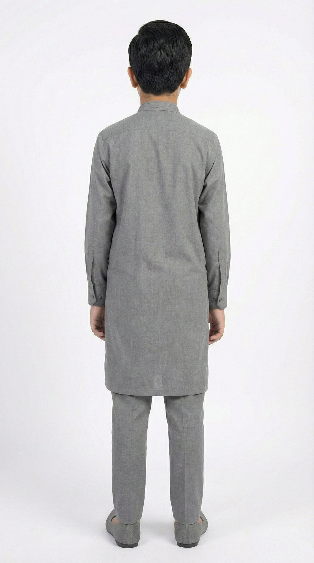 M-1 Kameez Shalwar Charcoal