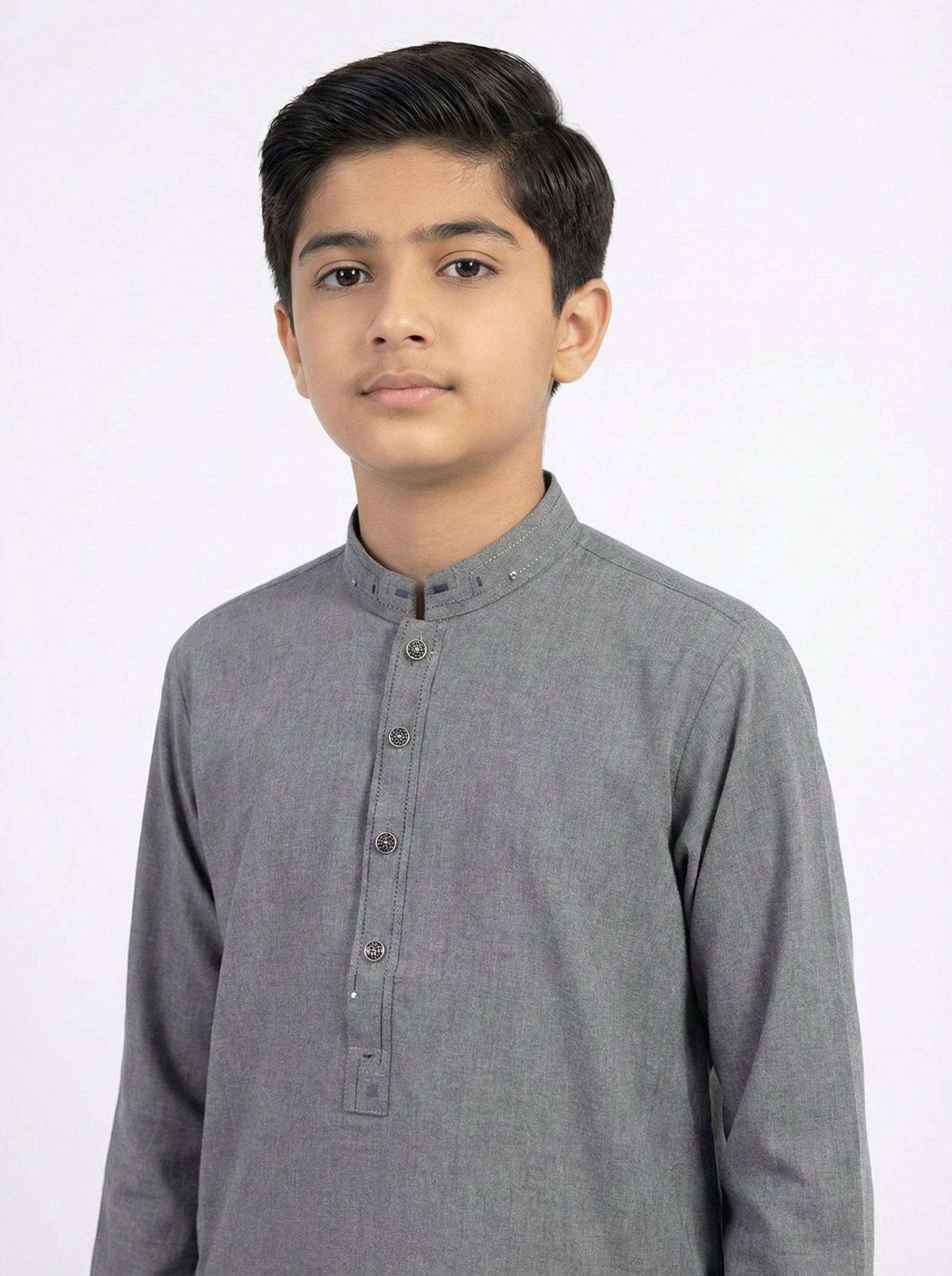 M-1 Kameez Shalwar Charcoal