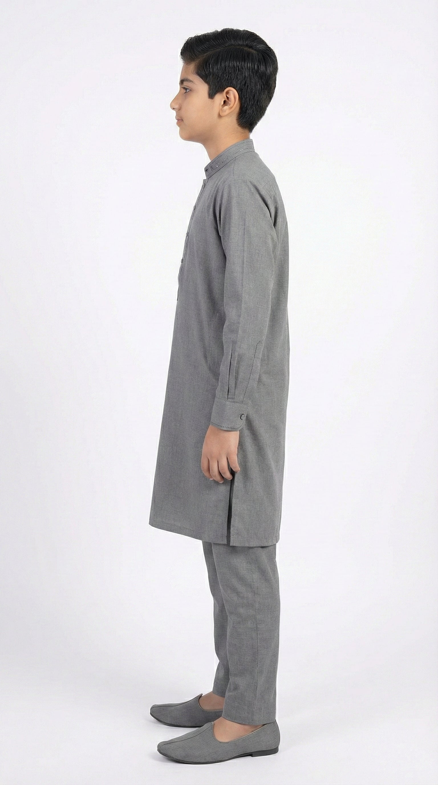 M-1 Kameez Shalwar Charcoal