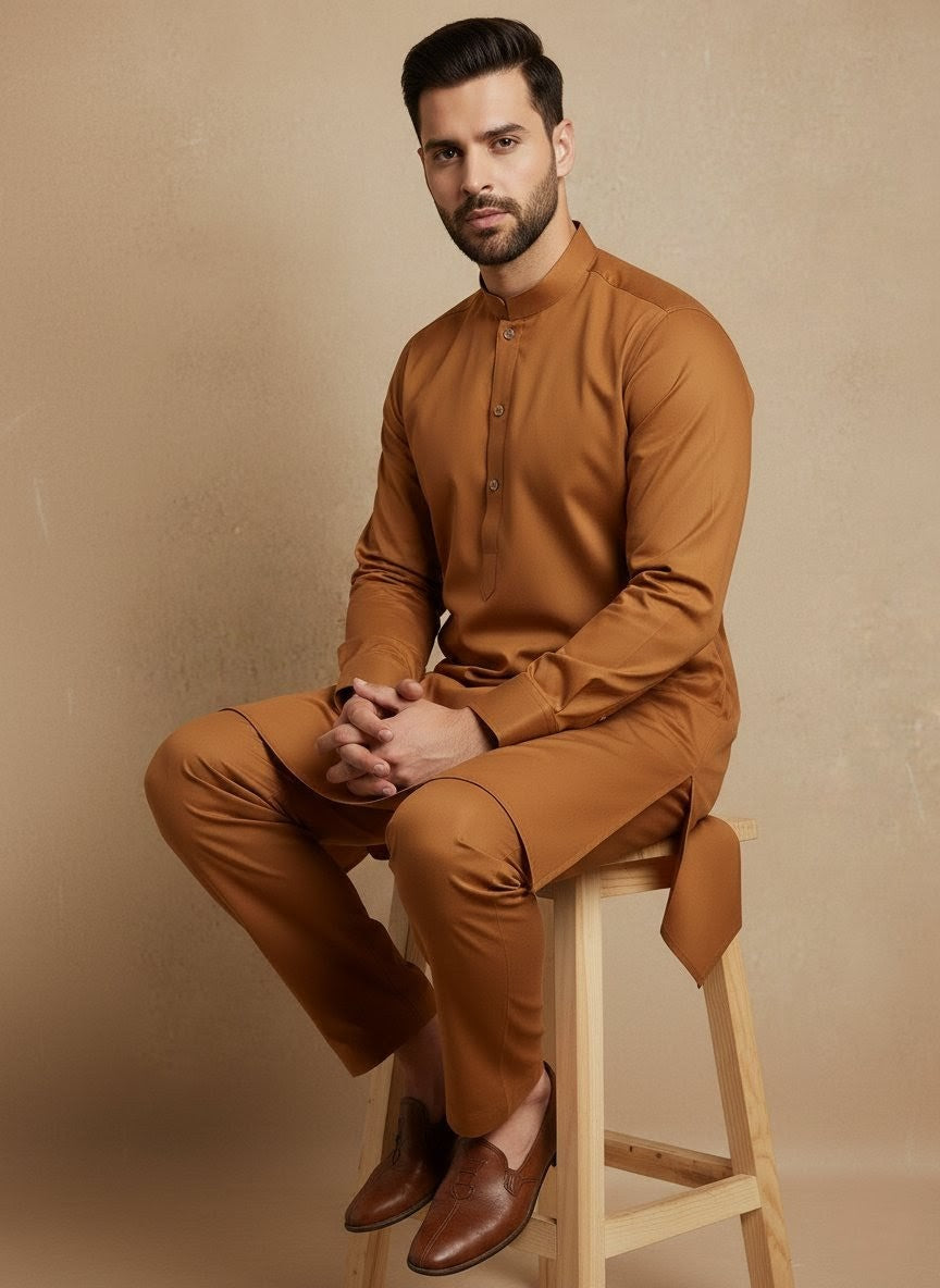 Minister 003 Copper Kurta Pajama