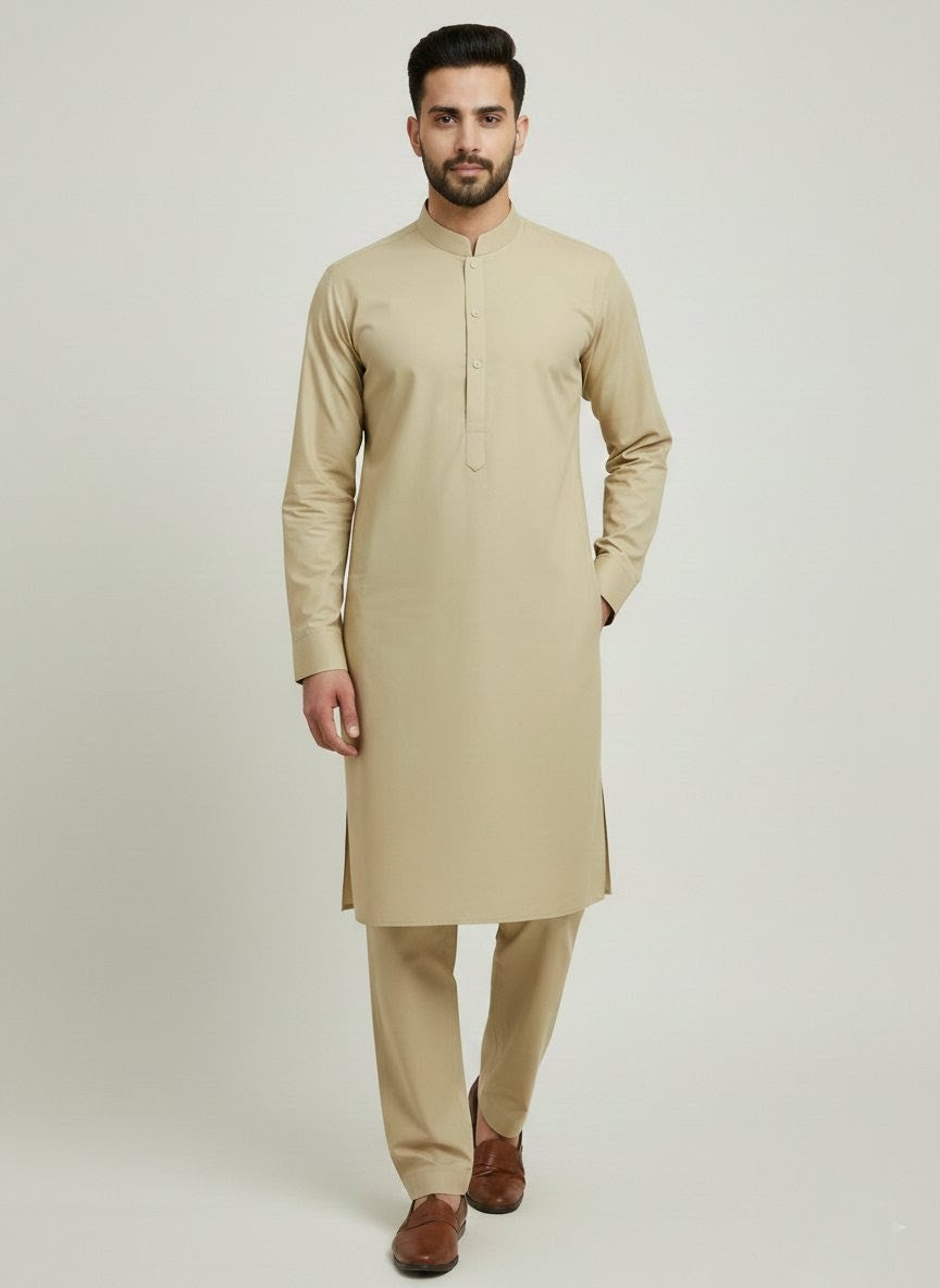 Minister 003 Khaki Kurta Pajama