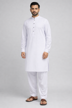 Minister 003 White Kurta Pajama