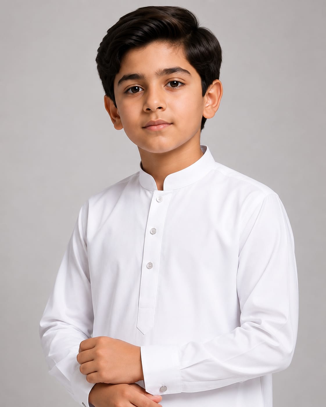 PS PURE WHITE KURTA SHALWAR