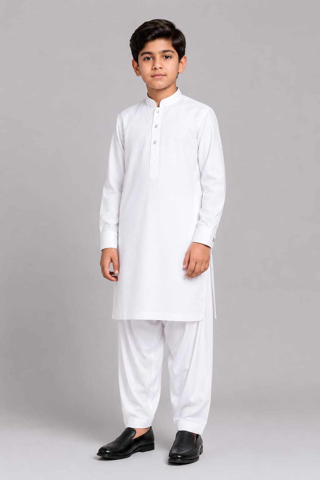 PS PURE WHITE KURTA SHALWAR