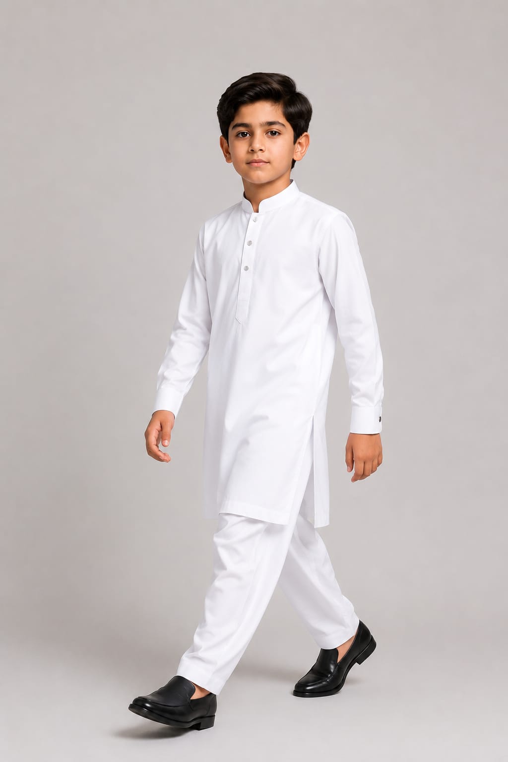 PS PURE WHITE KURTA SHALWAR