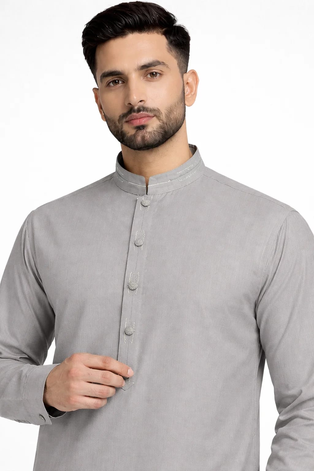 R-32 GRAY KURTA SHALWAR