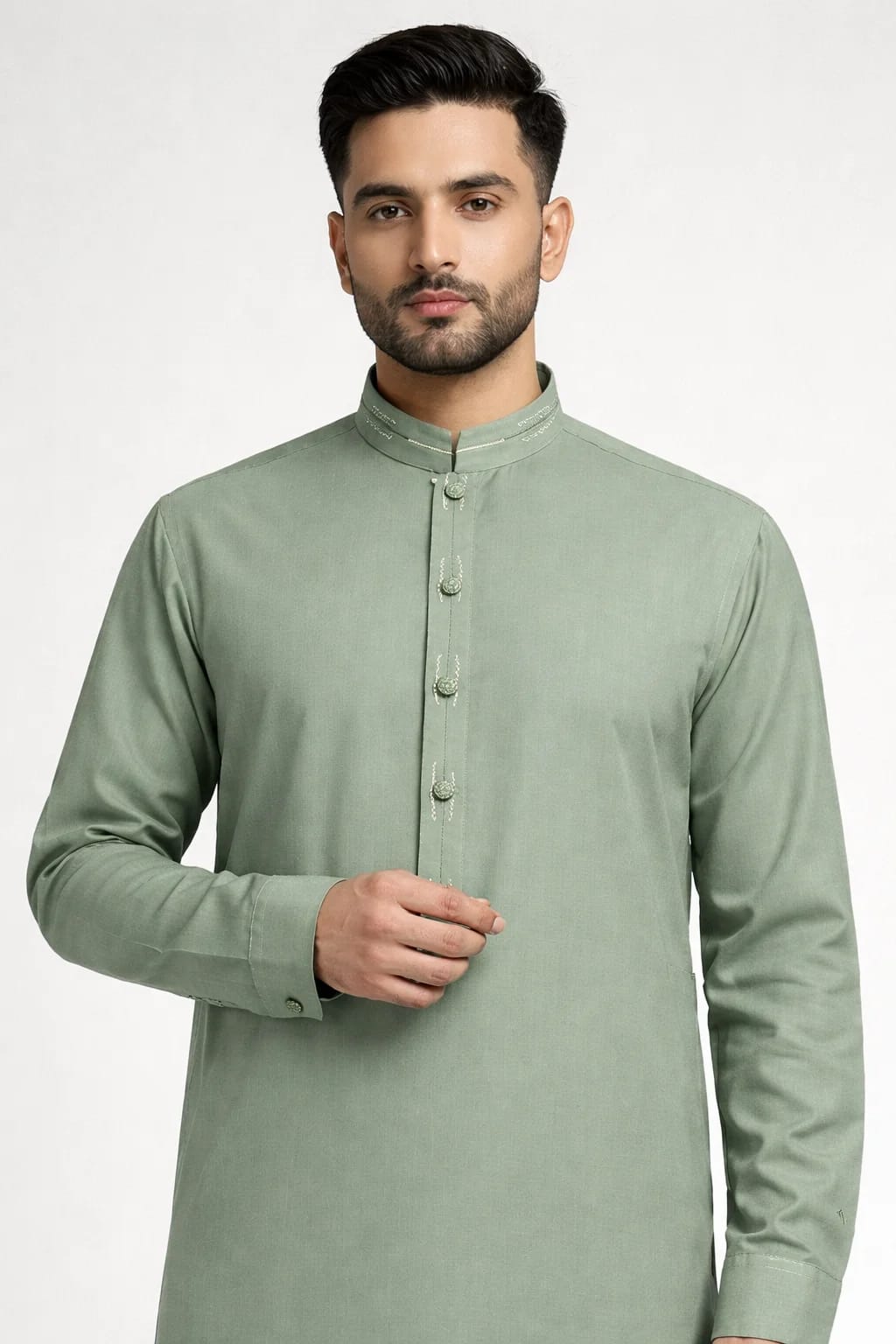 R-32 Green Kurta Shalwar