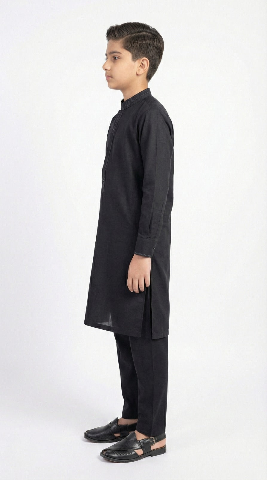 S-1 Kameez Pajama Black