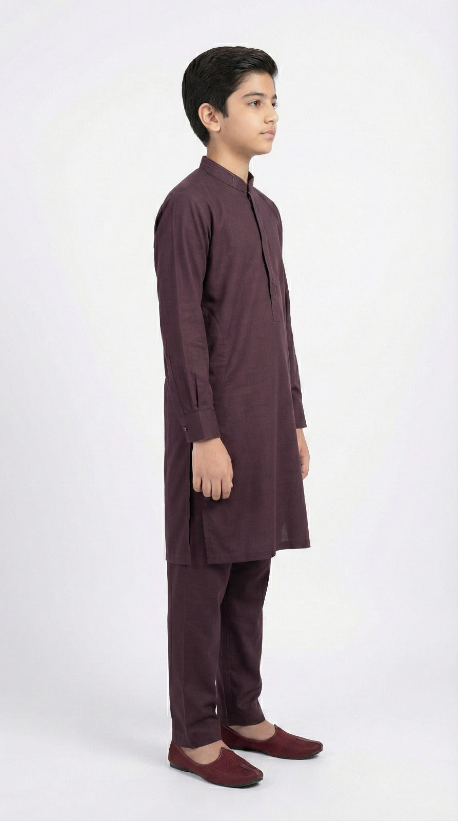 S-1 Kameez Pajama Mehroon