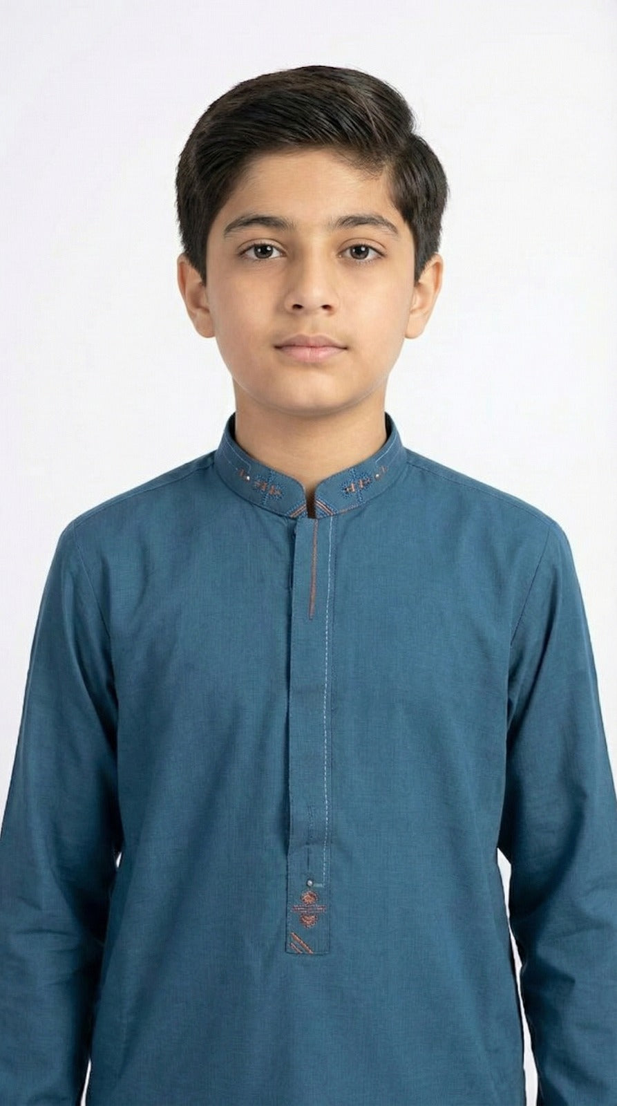 S-1 Kameez Pajama Sea Green