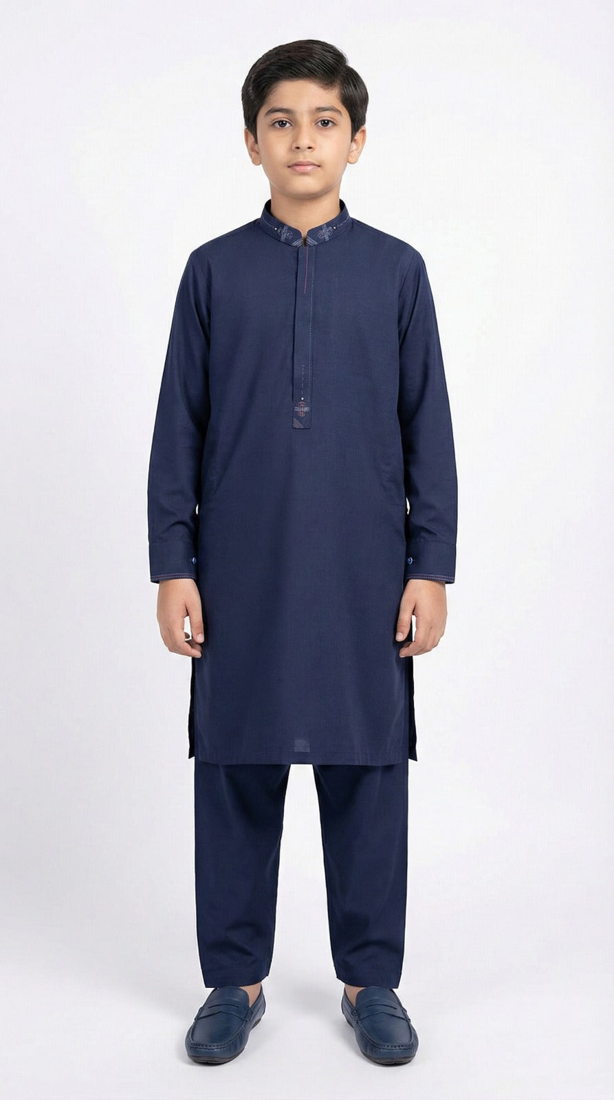 S-1 Kameez Pajama Navy Blue