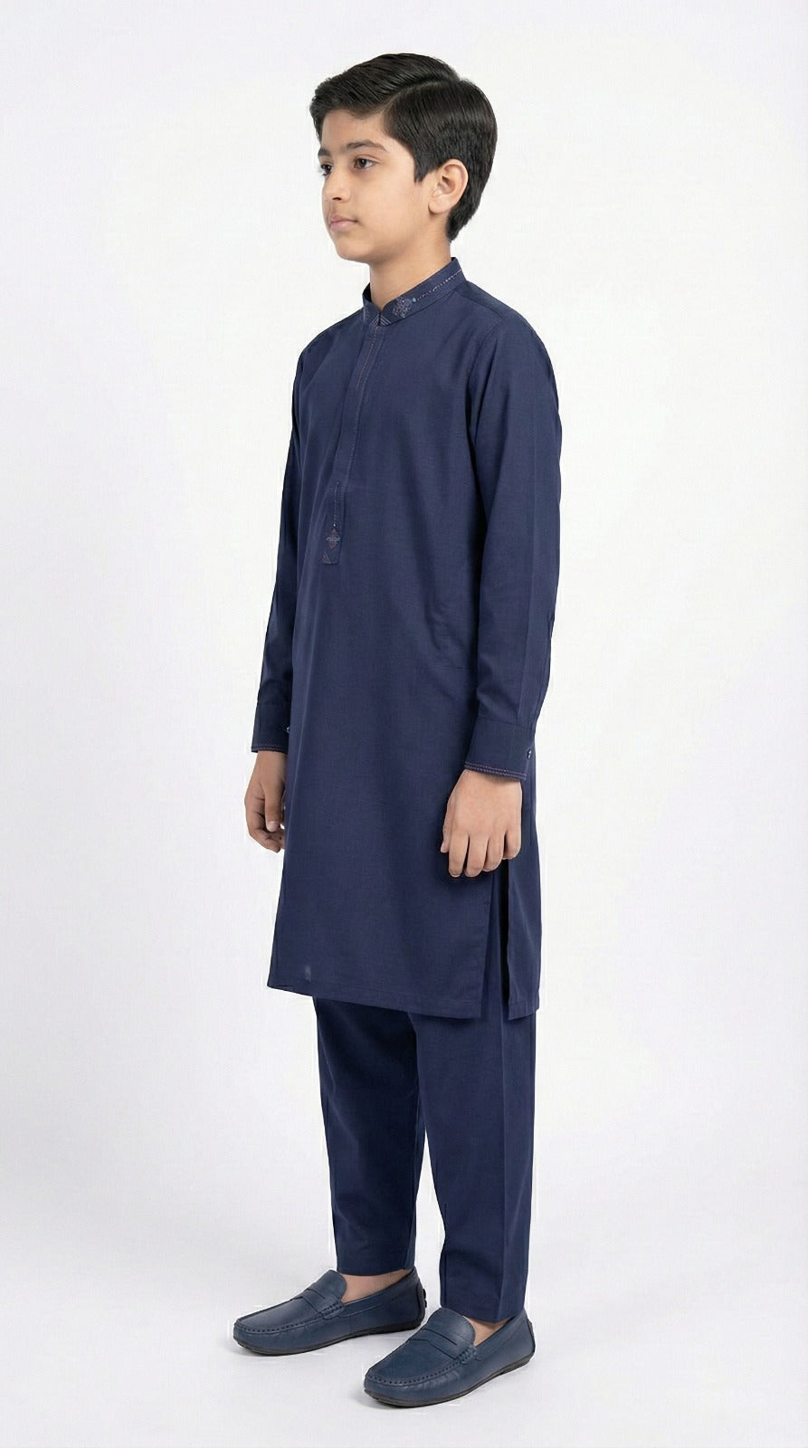 S-1 Kameez Pajama Navy Blue