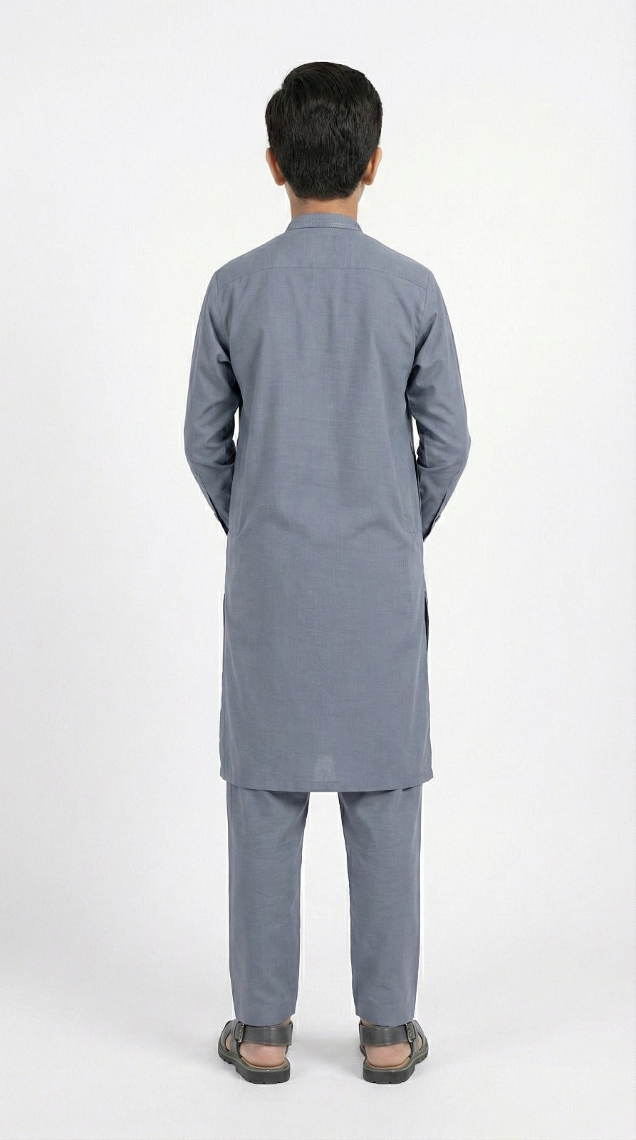 S-2 Kameez Pajama Blueish Gray