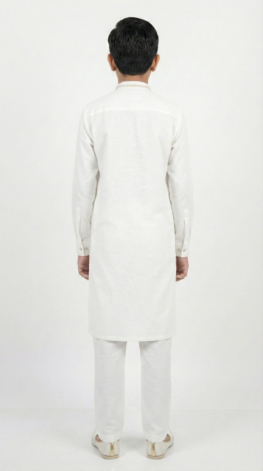 S-2 Kameez Pajama Off White