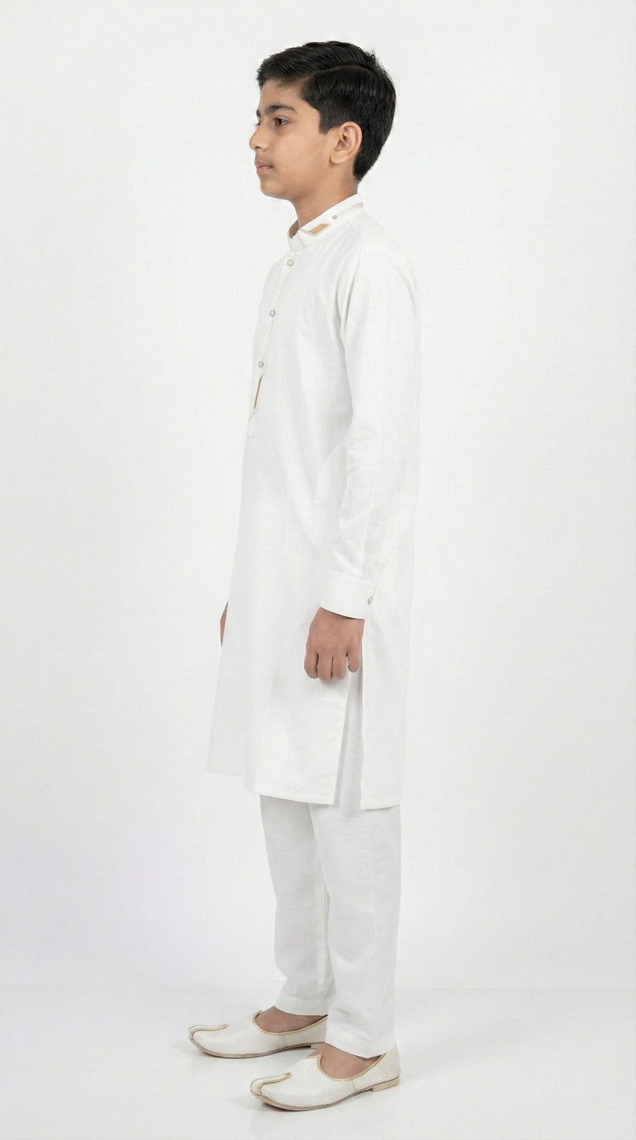 S-2 Kameez Pajama Off White