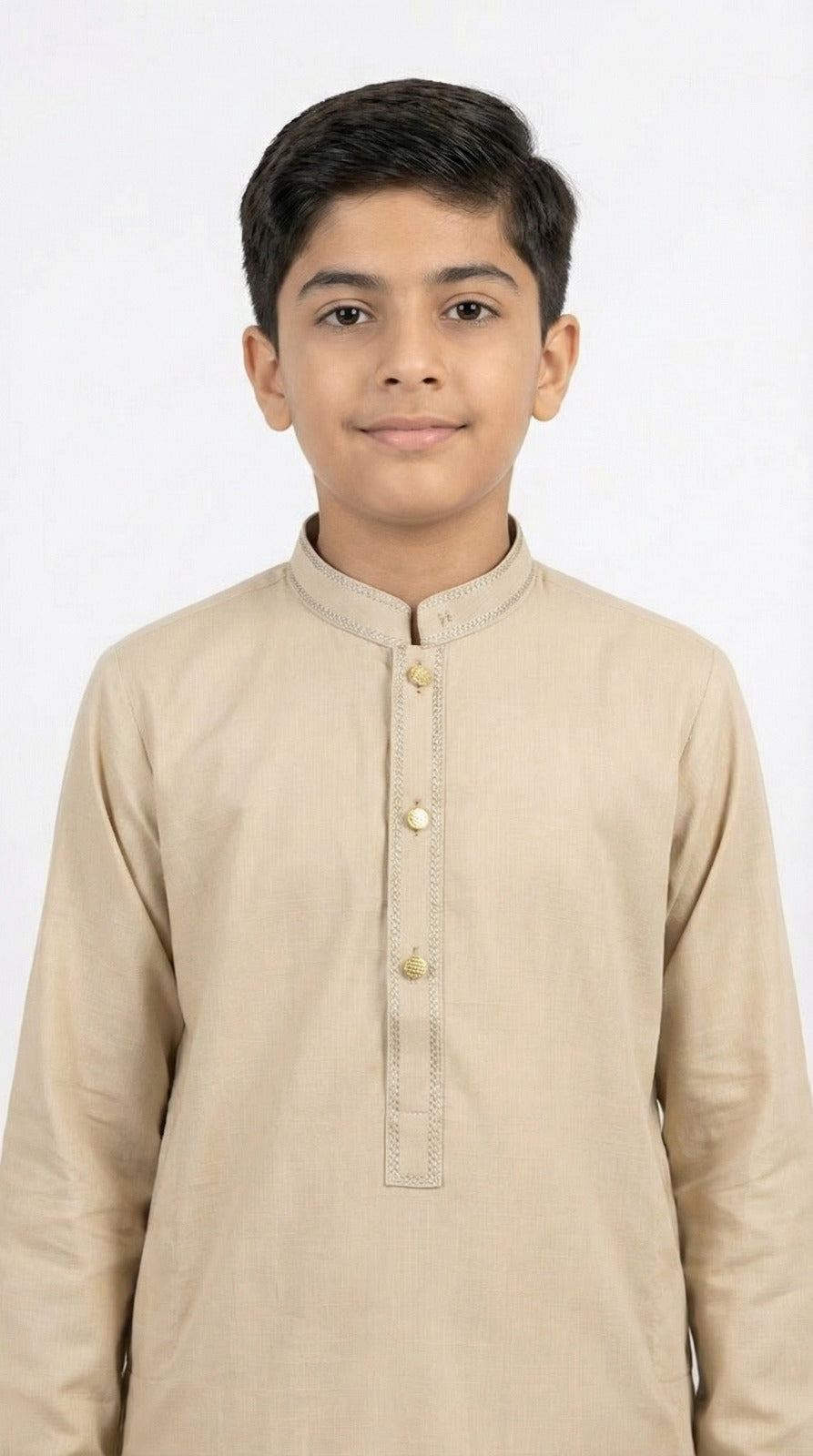 S-3 Kameez Pajama Camel
