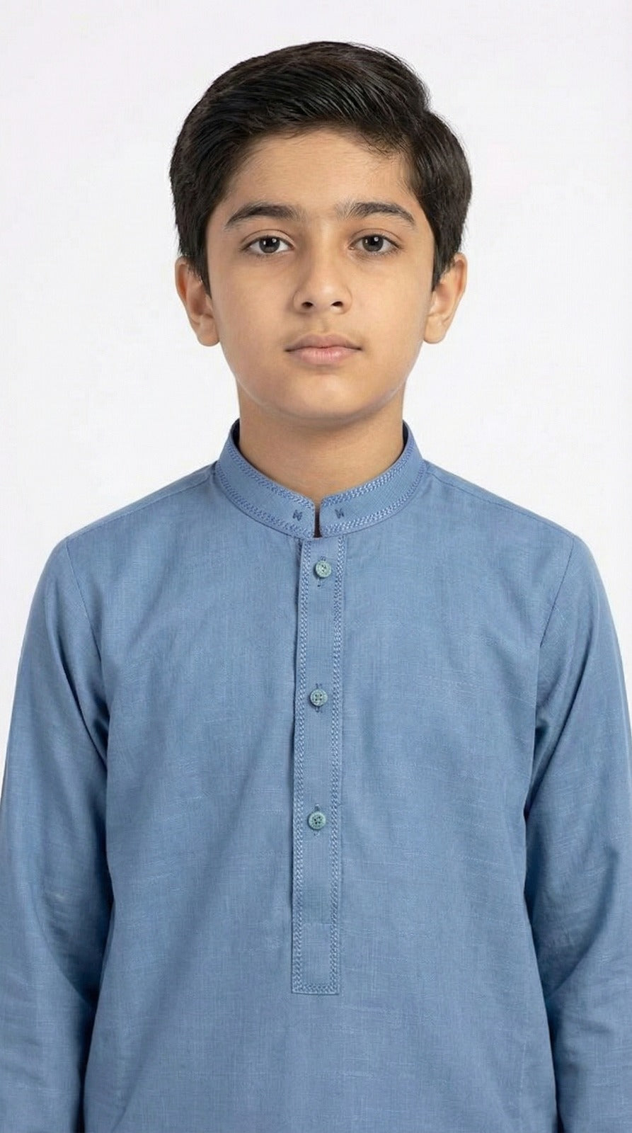 S-3 Kameez Pajama Blueish Gray