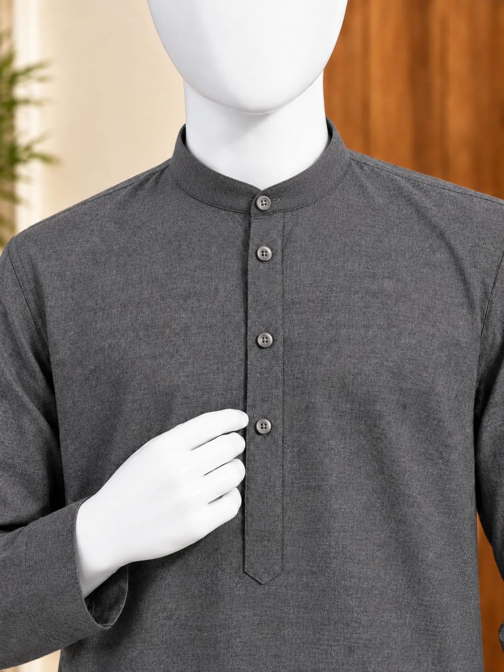 TR-1 GRAY KURTA SHALWAR