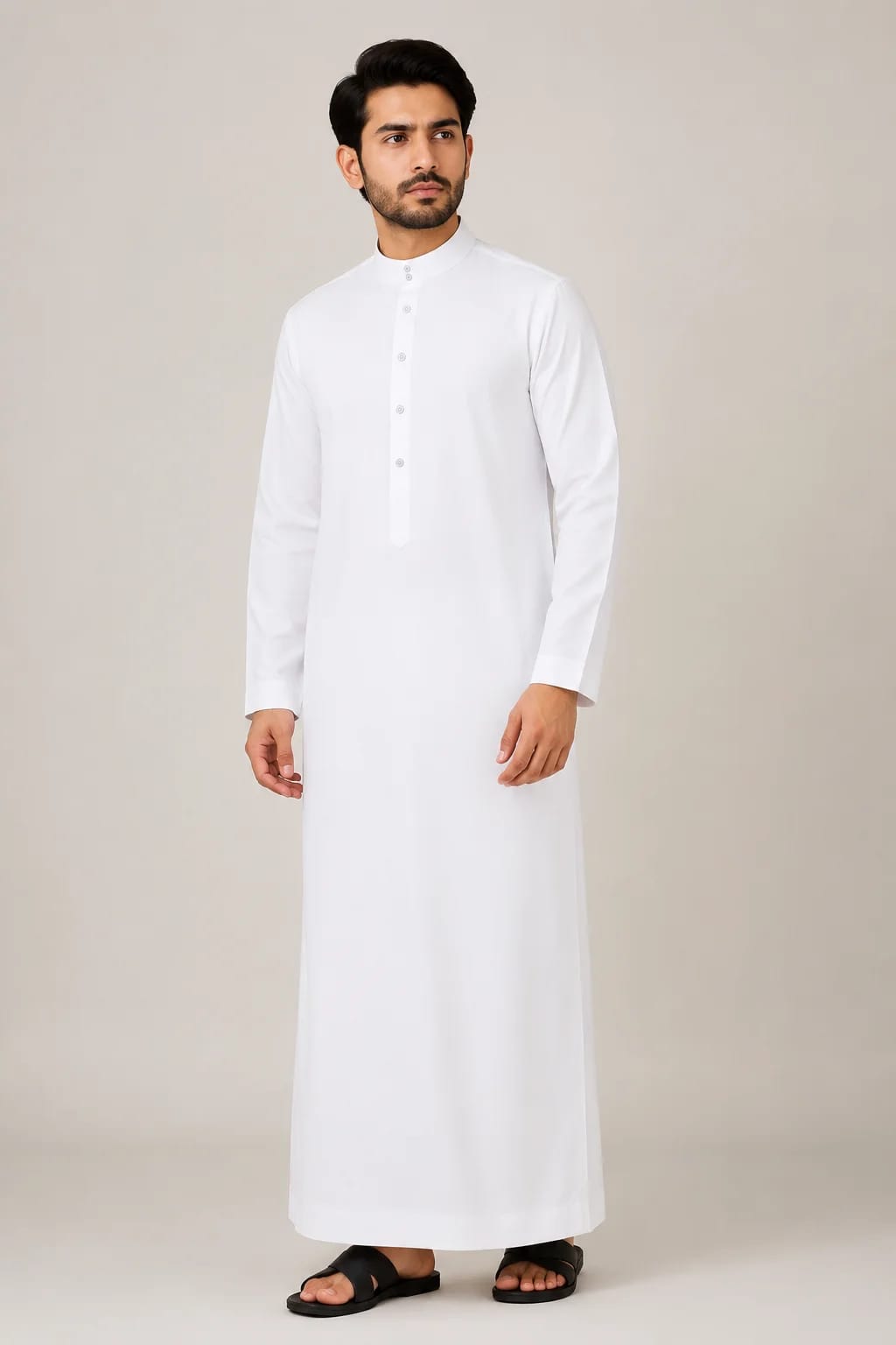 MEN'S WHITE JUBBA