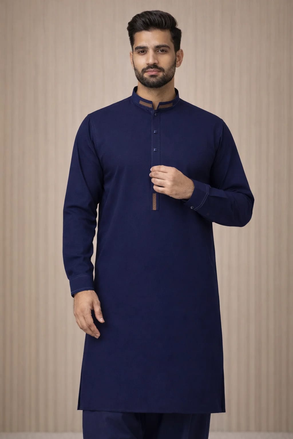 A-14 NAVY-BLUE KURTA