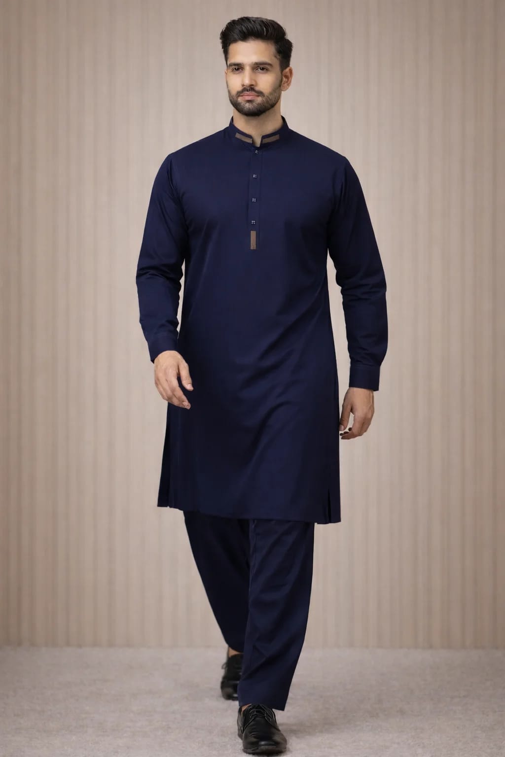 A-14 NAVY-BLUE KURTA