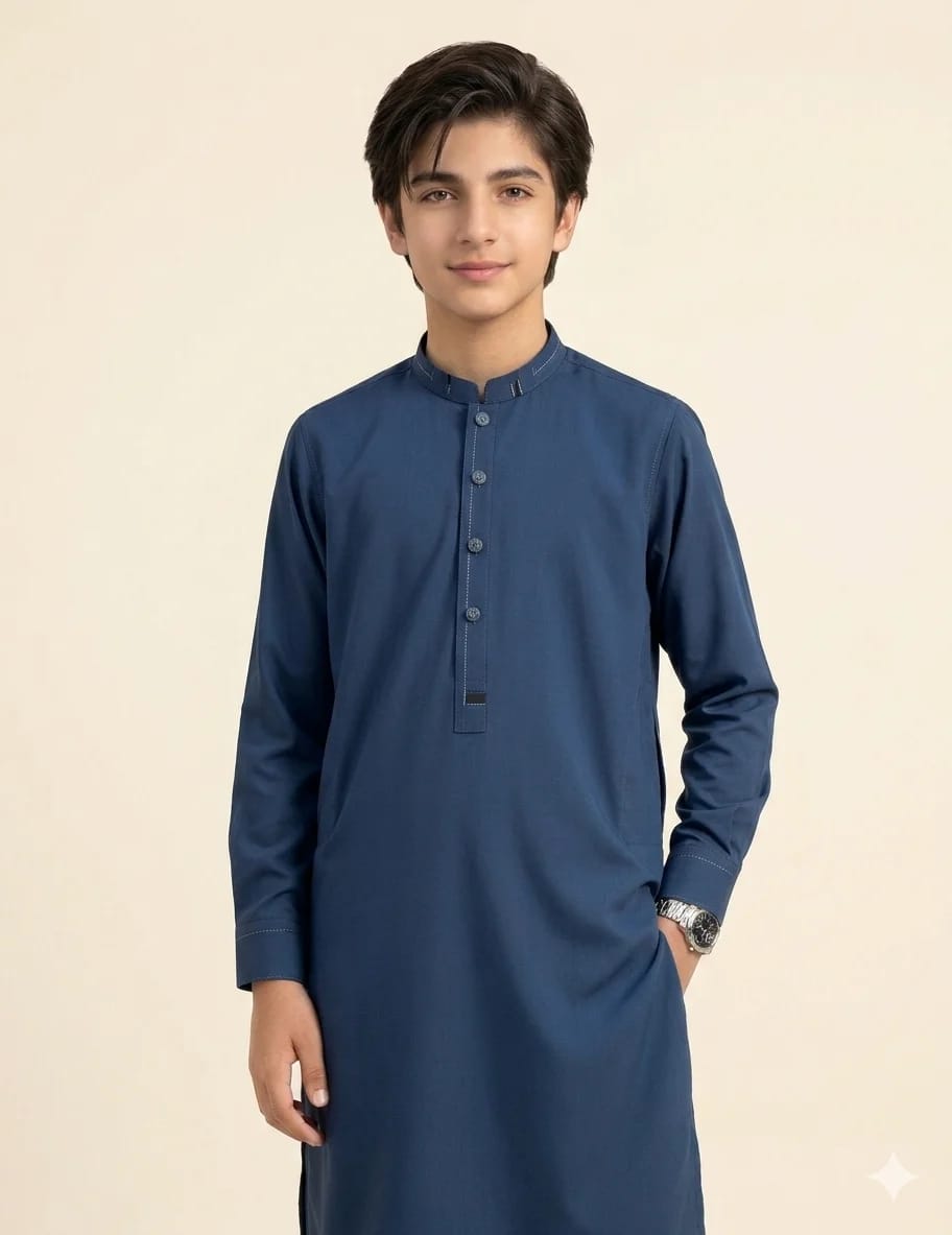 A-1 BLUE BOYS KURTA SHALWAR