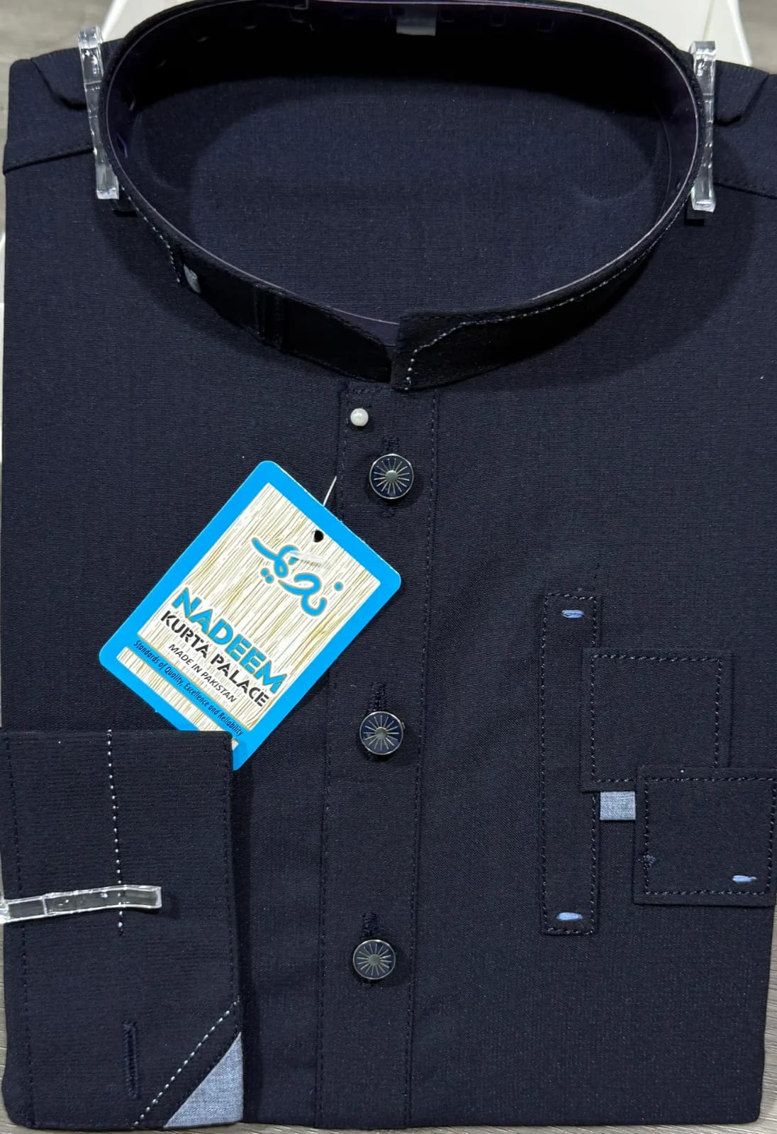 K-2 NAVY-BLUE BOYS KURTA SHLAWAR