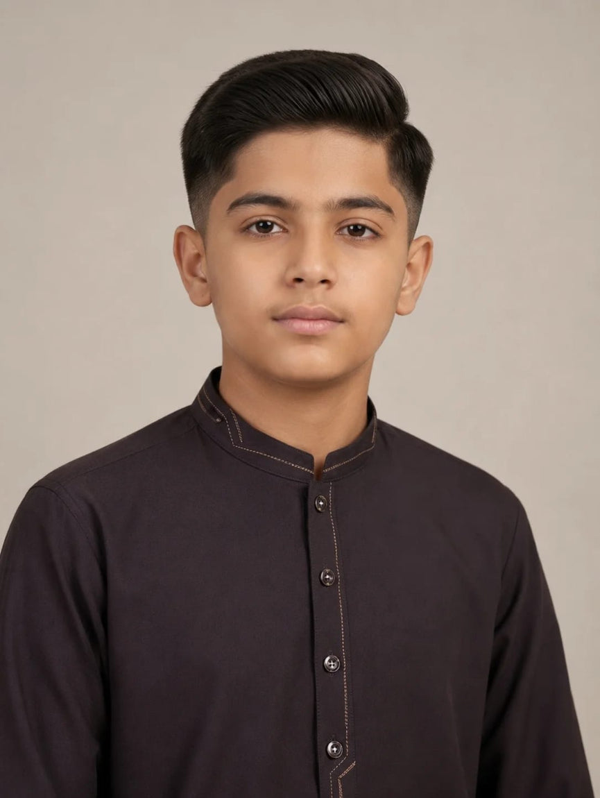 A-2 DEEP-MEHROON KURTA SHALWAR