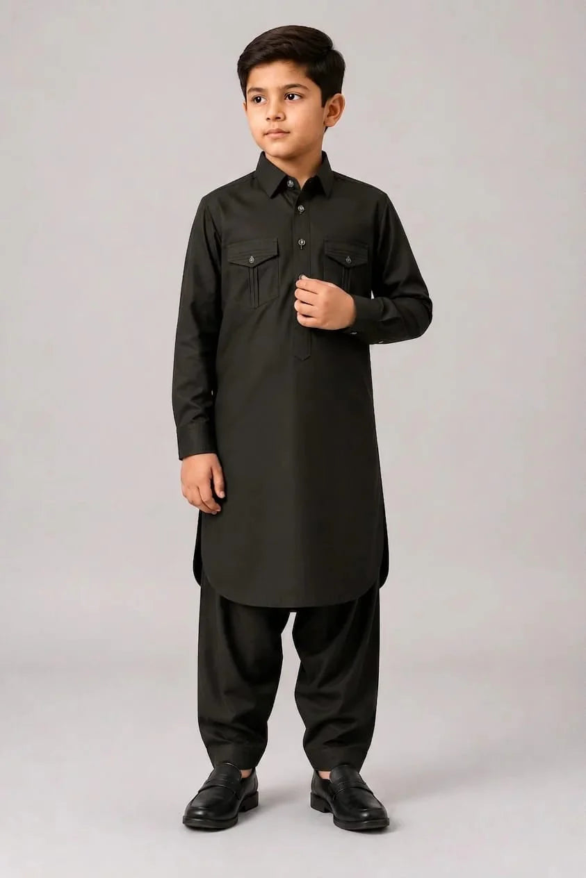 A-3 DOUBLE POCKET KAMEEZ SHALWAR