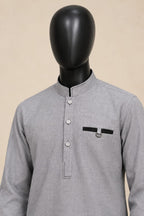 GL-1 ASHGRAY KURTA PAJAMA