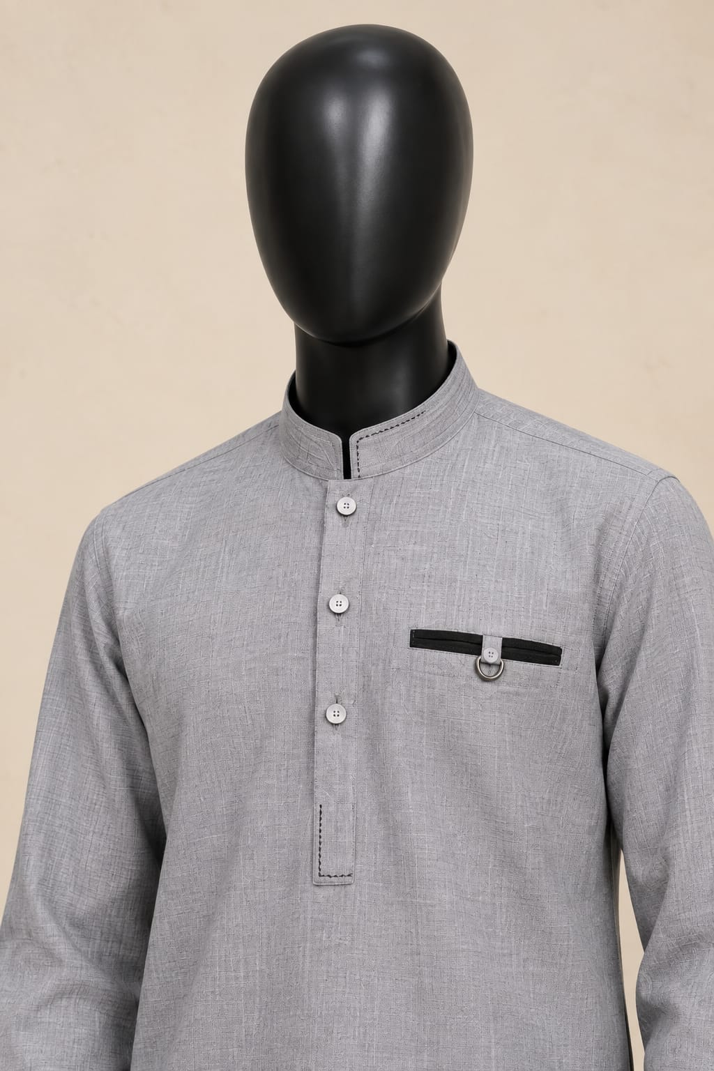 GL-1 ASHGRAY KURTA PAJAMA