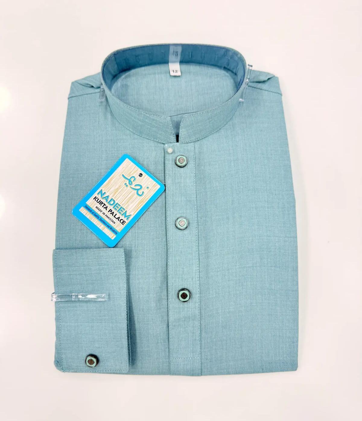 TR-1 ASH-TEAL KURTA SHALWAR