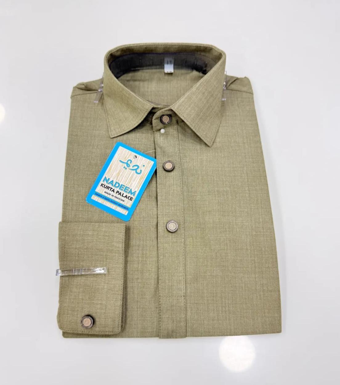 TR-1 SAGE-OLIVE KAMEEZ SHALWAR