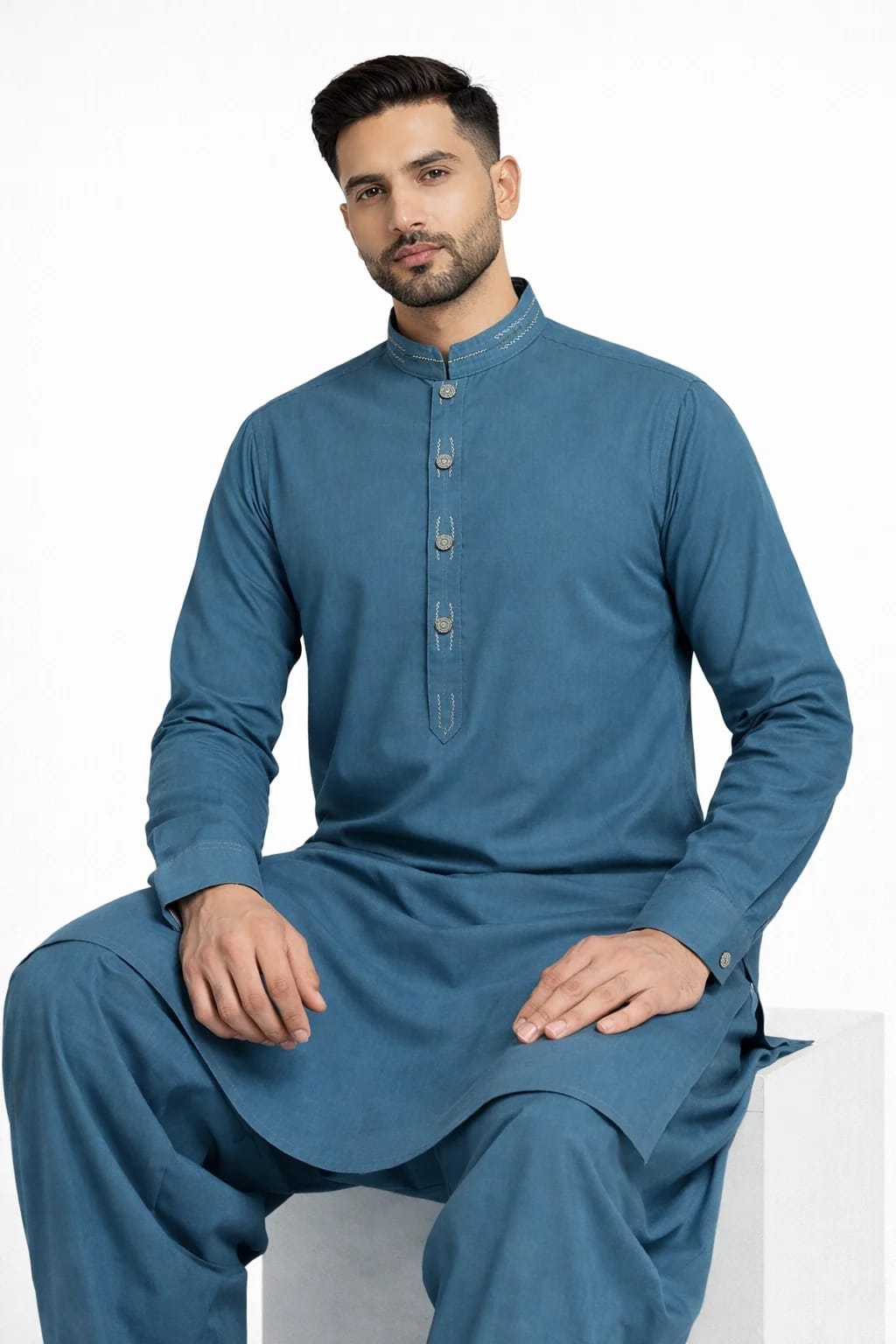 R-32 Sea Green Kurta Shalwar