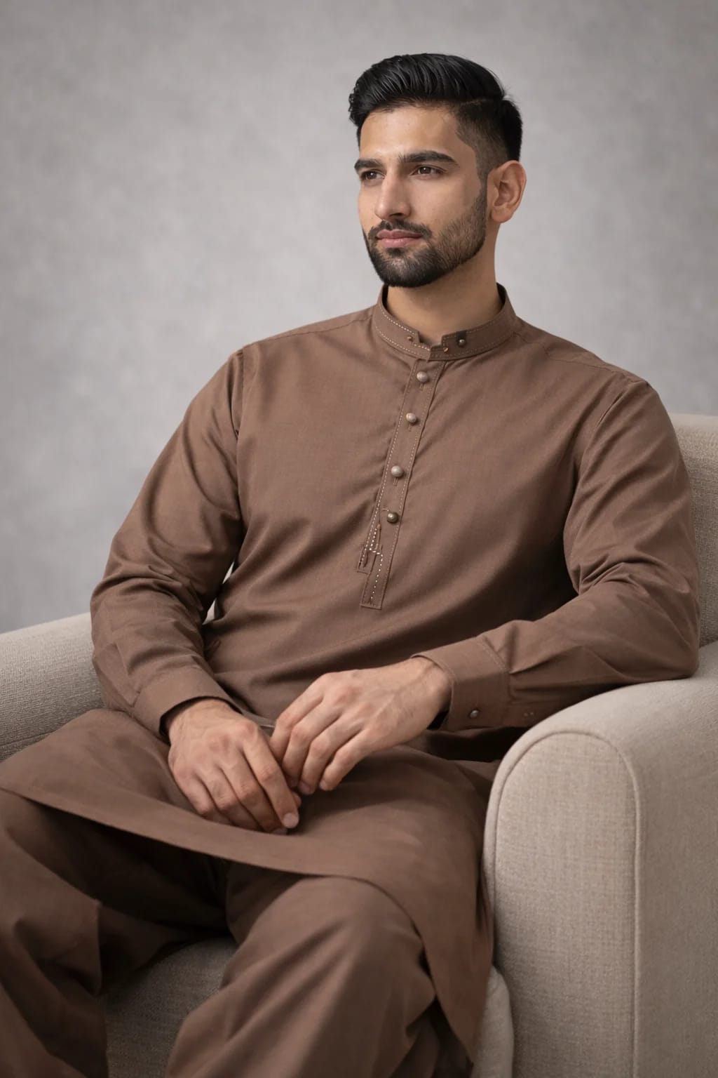 Buraq 12 Copper Kurta Shalwar