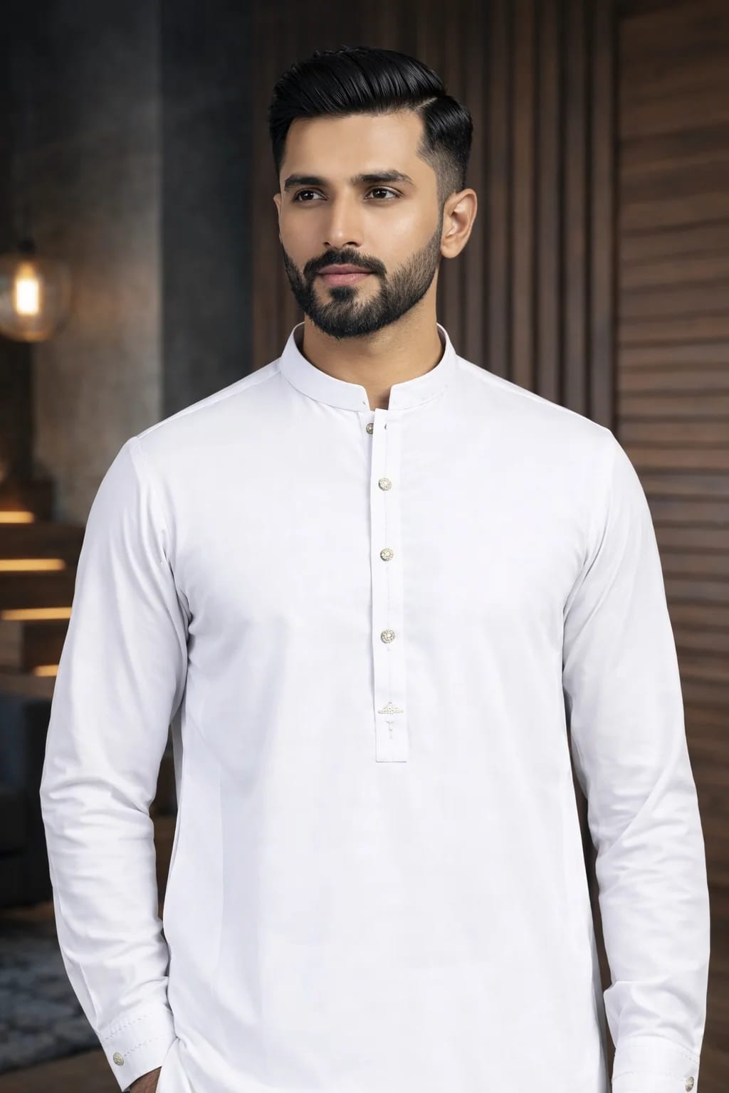 BURAQ 17 WHITE KURTA SHALWAR