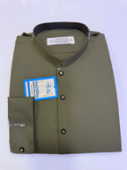 ANDAZ 002 OLIVE-SAGE KURTA SHALWAR