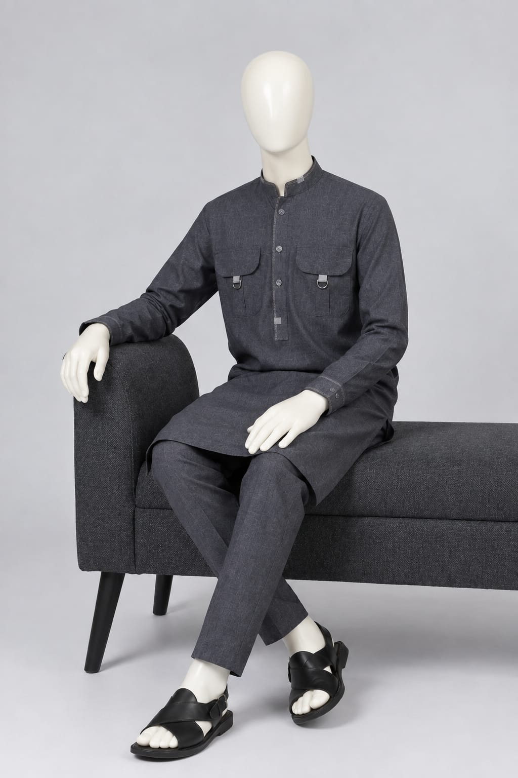 G-1 MALAYSIAN DOUBLE POCKET KURTA PAJAMA