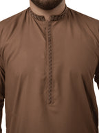 E-29 BROWN KURTA SHALWAR