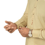 R-33 KHAKI KURTA SHALWAR