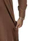 E-29 BROWN KURTA SHALWAR