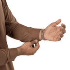 E-29 BROWN KURTA SHALWAR