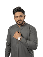 E-30 SMOKEY-GRAY KURTA SHLAWAR