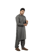 E-30 SMOKEY-GRAY KURTA SHLAWAR